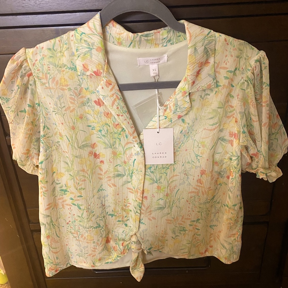 XS Lauren Conrad Blouse NWT